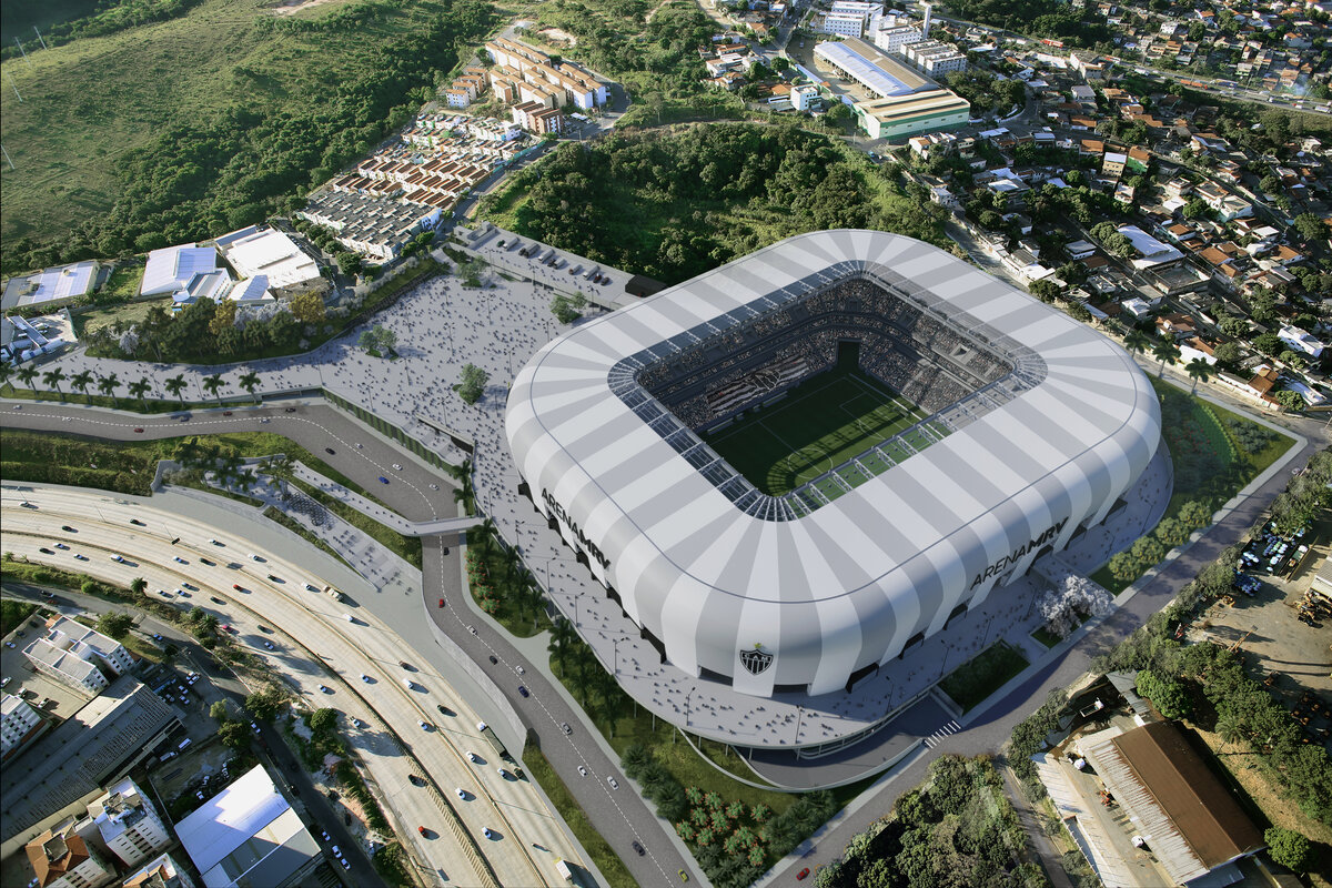 MRV Arena quer ser o primeiro estádio inteligente do Brasil.