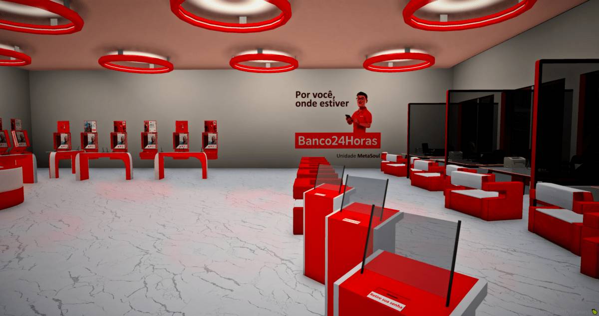 Instalação das máquinas foi feita no metaverso do GTA RolePlay. Foto: Divulgação