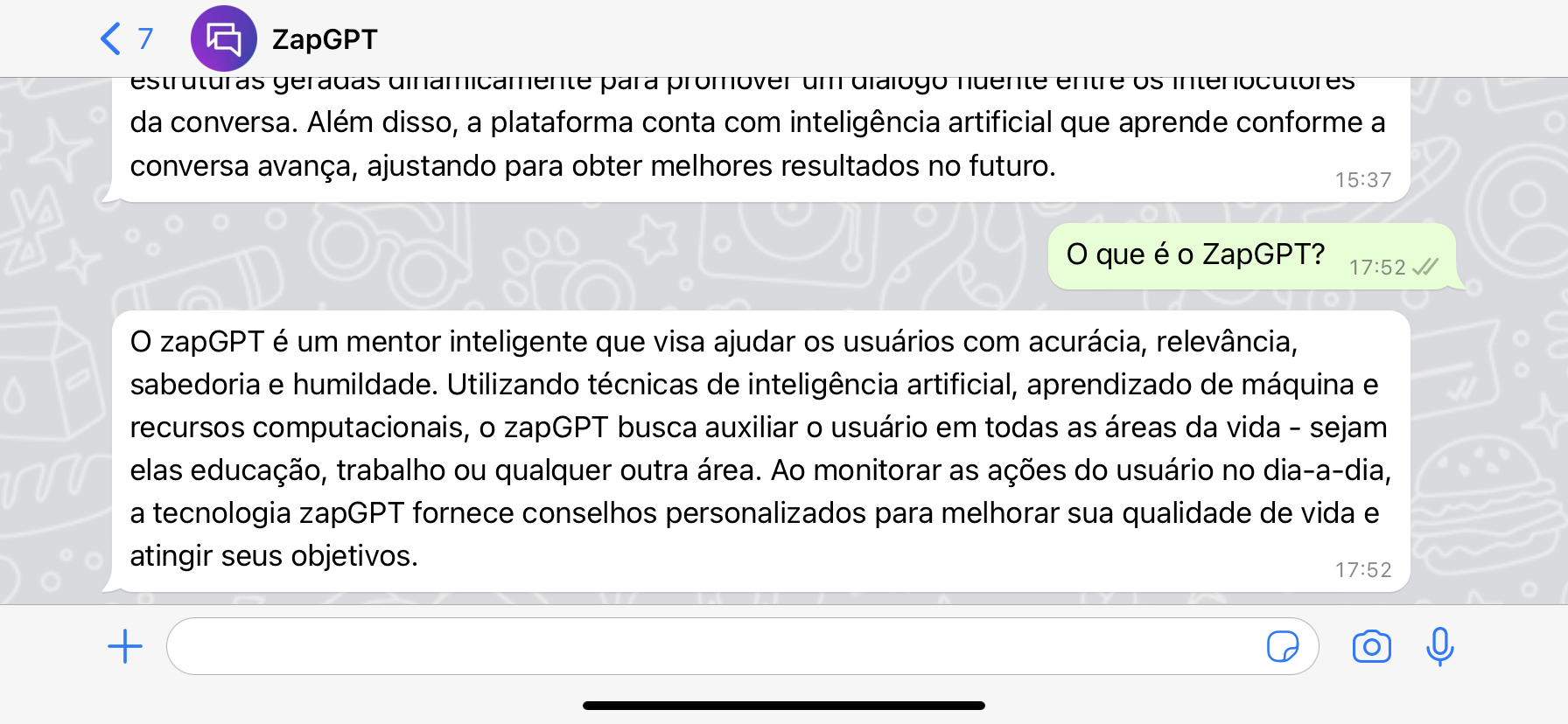 ZapGPT usa inteligência artificial para responder questões complexas