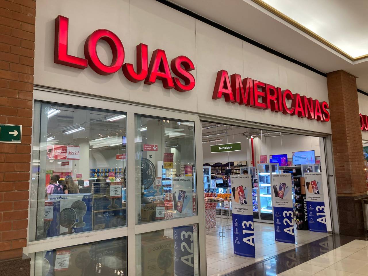 Loja da Americanas (AMER3) no shopping Market Place, na zona sul de São Paulo (Lucas Sampaio/InfoMoney)