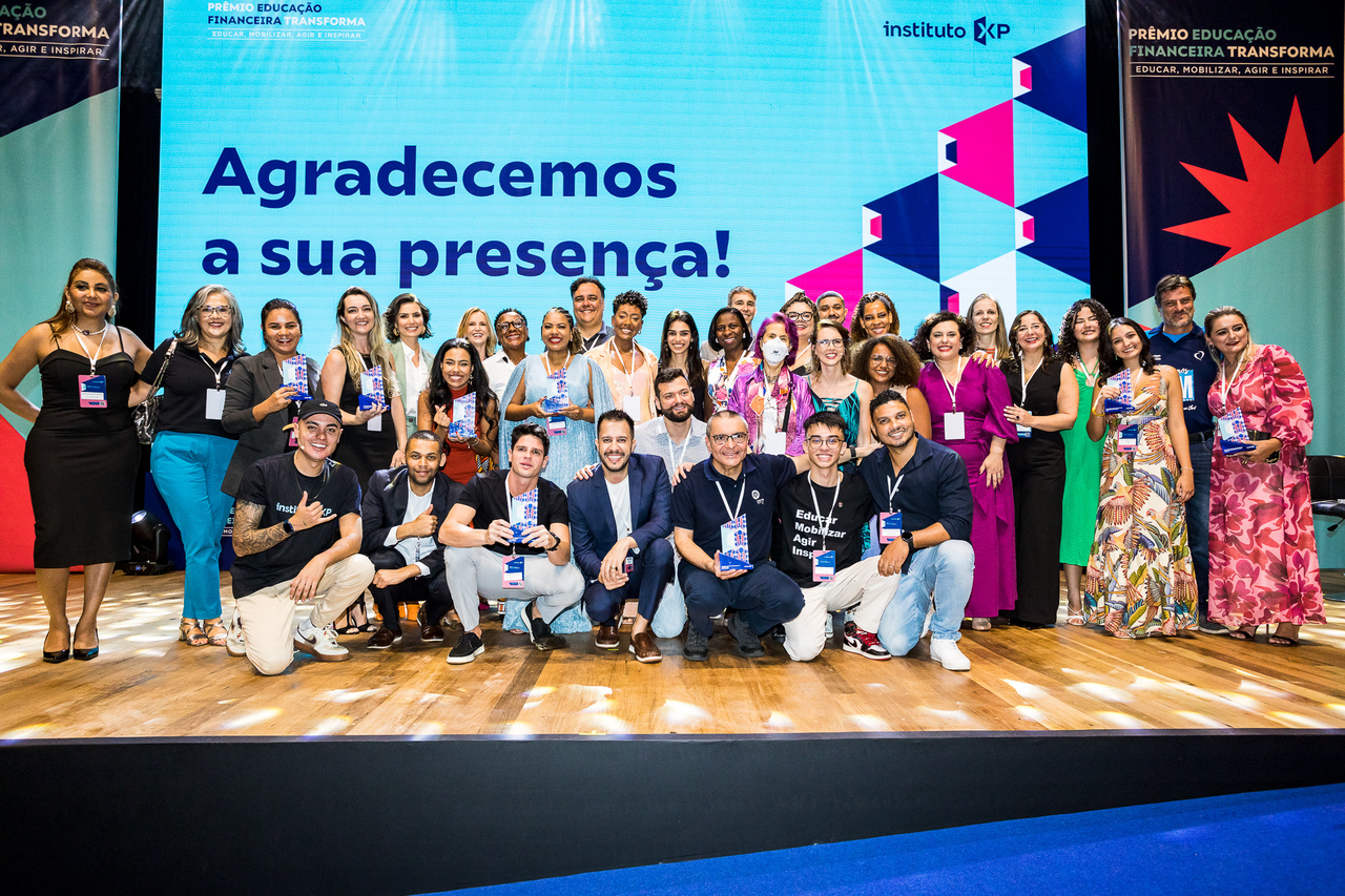 Vencedores do 2º Prêmio Educação Financeira Transforma (divulgação)