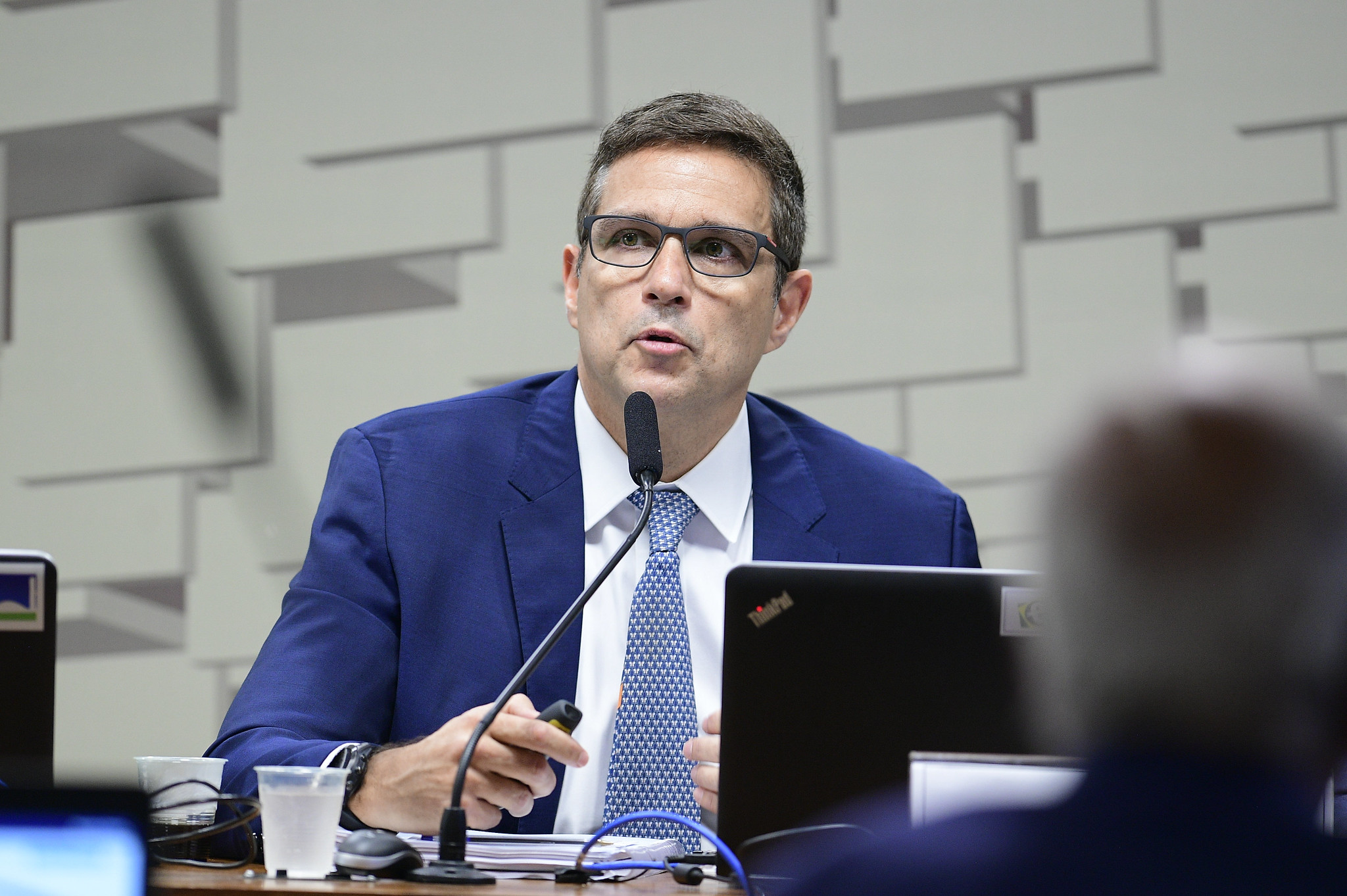 Presidente do Banco Central, Roberto Campos Neto, na CAE do Senado (Foto: Pedro França/Agência Senado) 