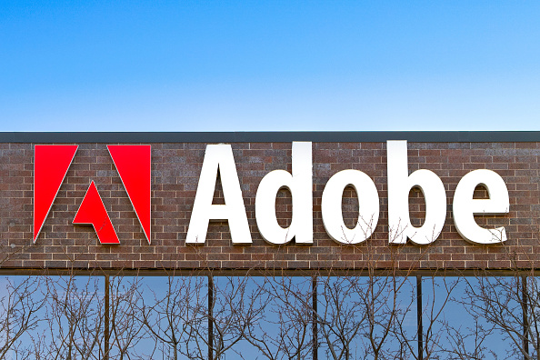 Escritórios da Adobe Inc em Minneapolis, Minnesota, em 26 de novembro de 2022. (Foto de AaronP/Bauer-Griffin/GC Images)