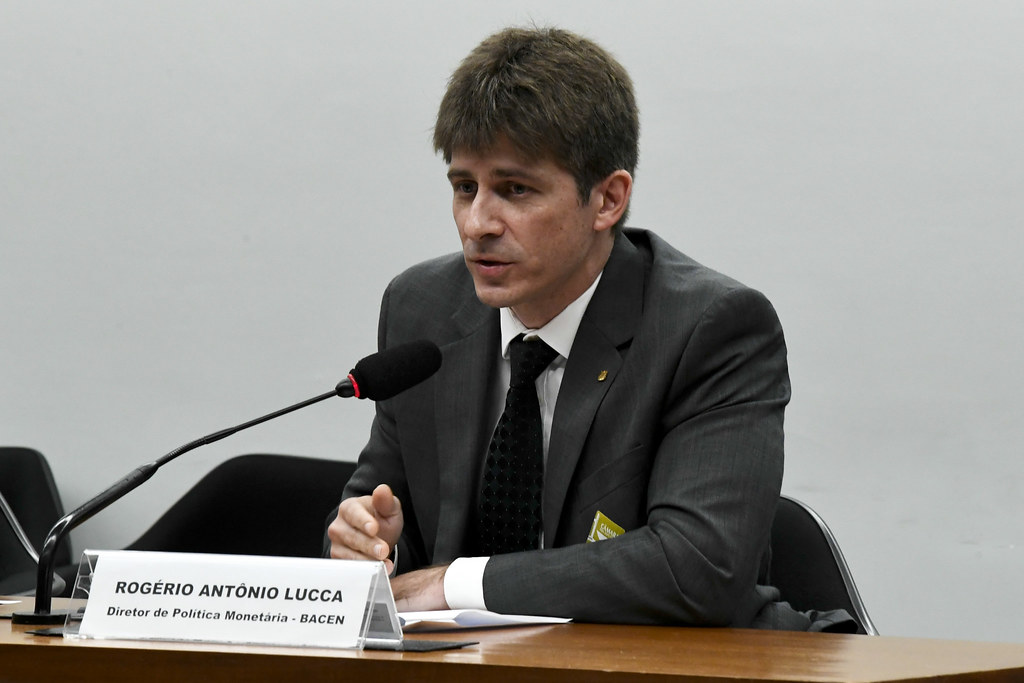 Rogerio Lucca em audiência no Senado quando era Diretor de Política Econômica no Banco Central (Agência Senado)