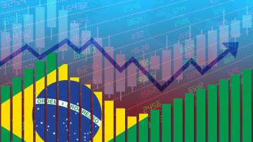 Foto de stock de Economia do Brasil melhora e volta ao normal após crise