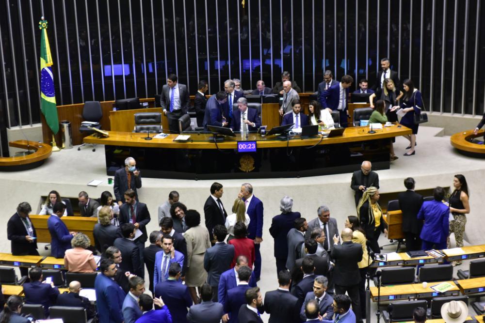 O plenário da Câmara dos Deputados durante sessão deliberativa extraordinária (Foto: Zeca Ribeiro/Câmara dos Deputados)