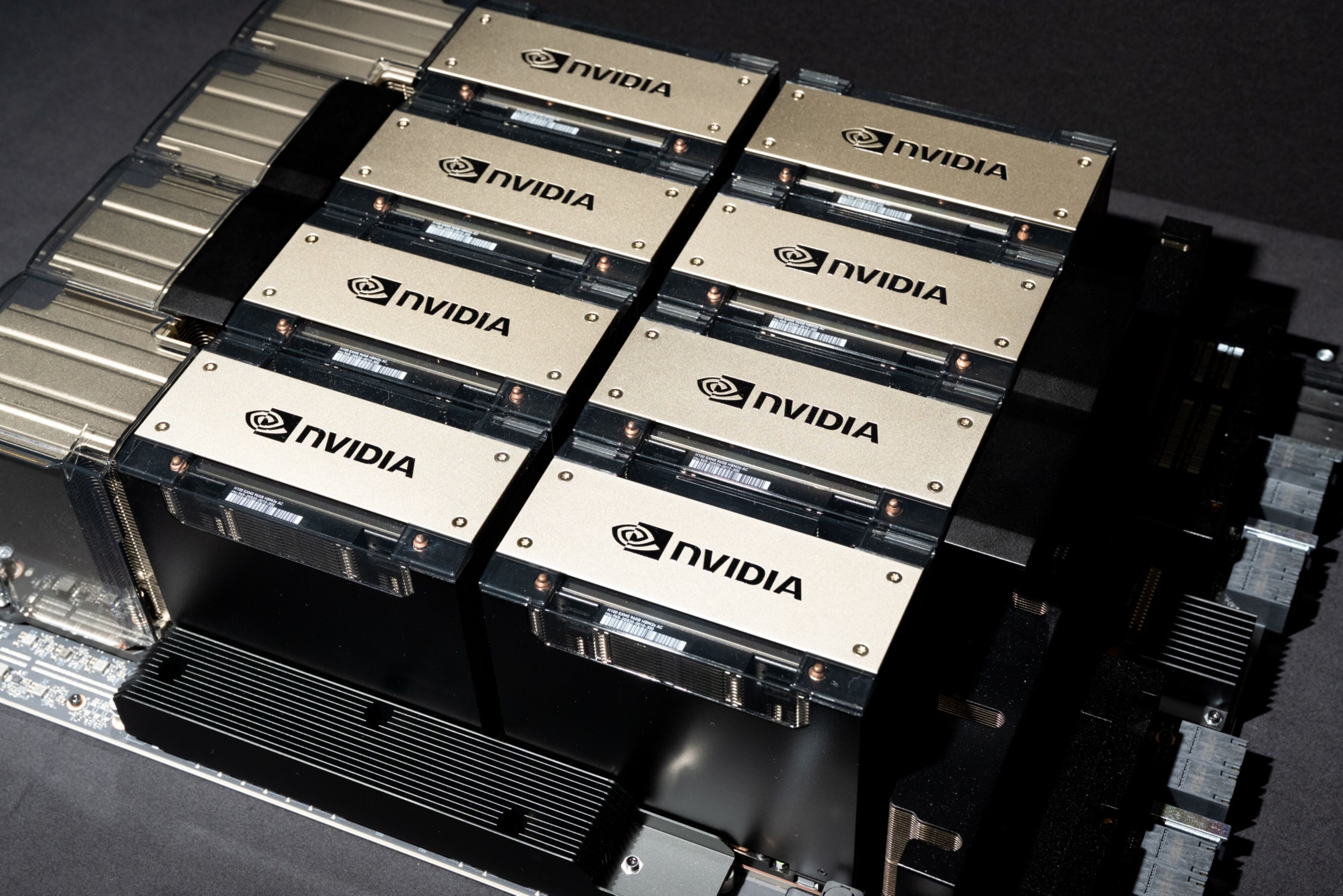 Nvidia - servidor HGX H100 (Foto: Marlena Sloss/Bloomberg)