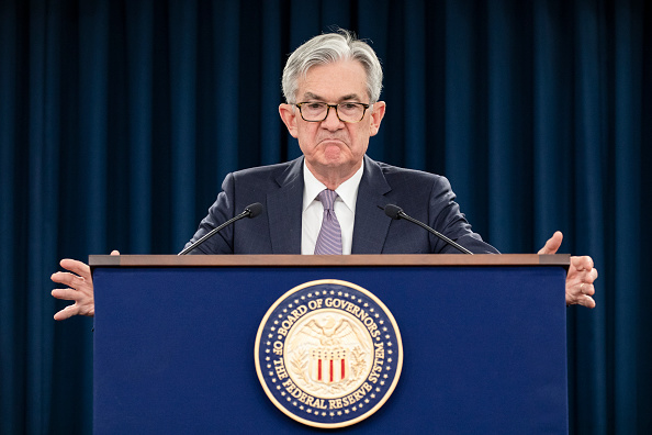 O presidente do Federal Reserve, Jerome Powell (Samuel Corum/Getty Images)