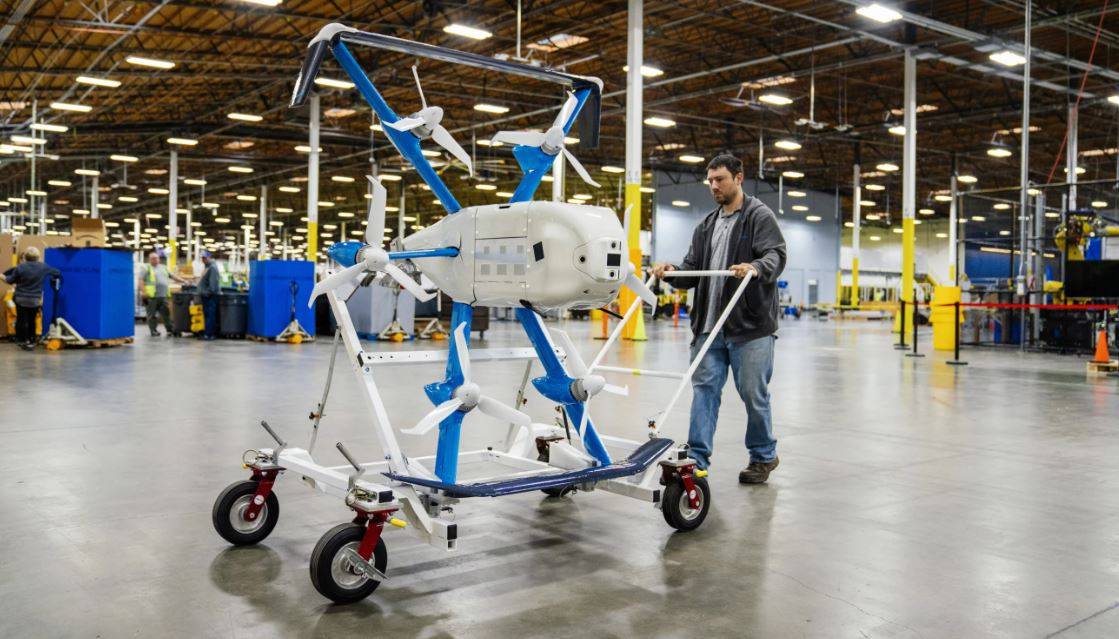 Drone de entrega da Amazon (Reprodução/Amazon)