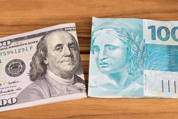  Dólar e Real (Foto: Getty Images)