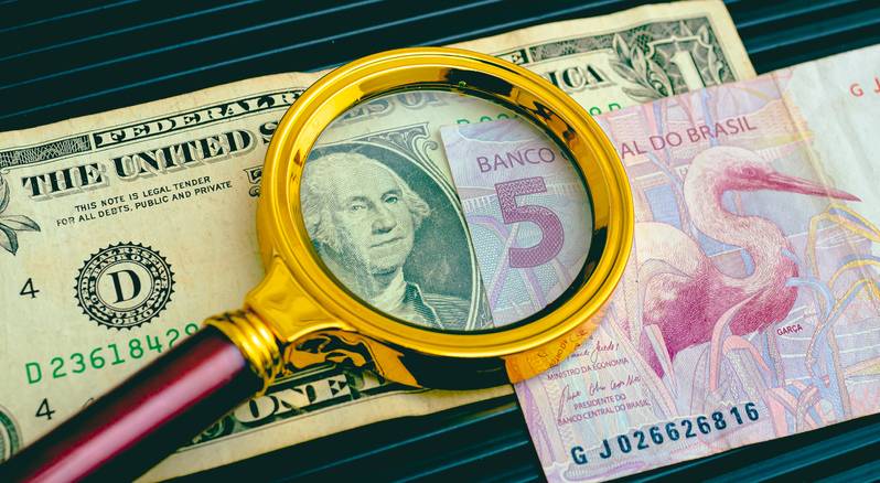  Dólar e Real (Foto: Getty Images)