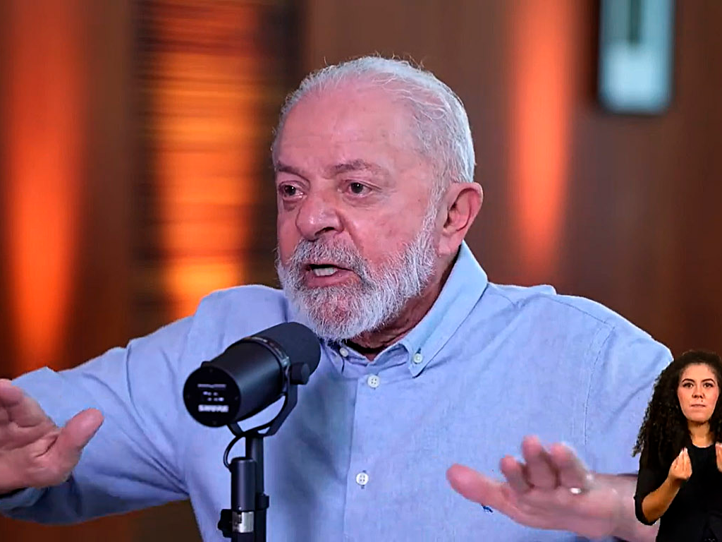 Brasília (DF), 24.10.2023 - Presidente Lula é entrevistado pelo jornalista Marcos Uchoa para o programa Conversa com o Presidente. Imagem: Canal Gov