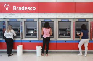 Agência do Bradesco na avenida Paulista, em São Paulo (Nilton Fukuda/Estadão Conteúdo/AE)