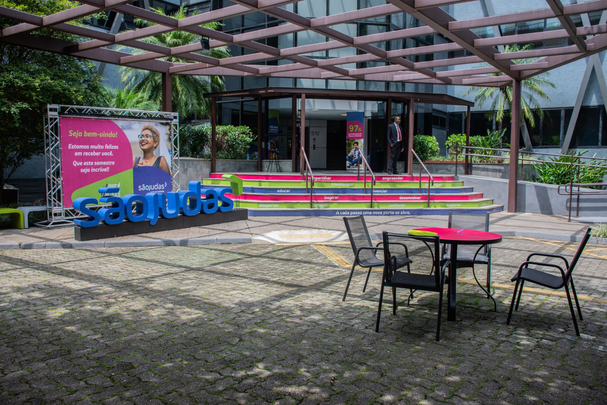 Fachada da unidade Santo Amaro da Universidade São Judas Tadeu (Foto: Divulgação)