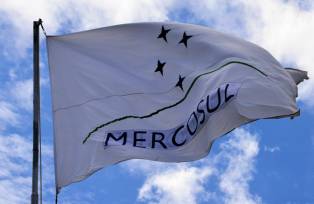 Foto de stock de Mercosul/bandeira do Mercosul