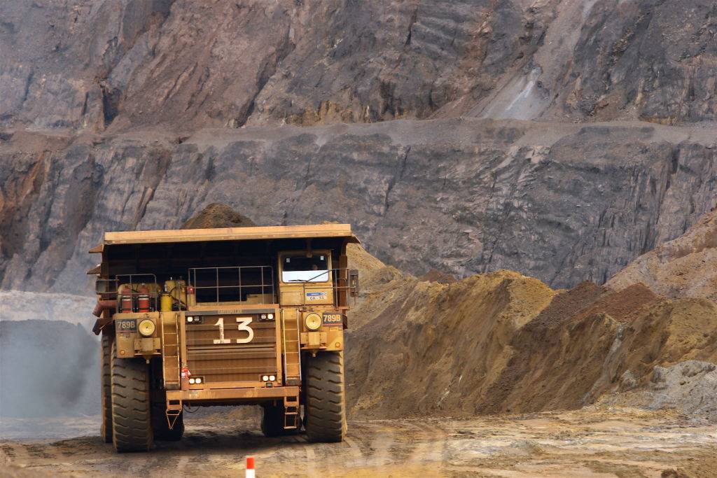 Produção de Minério de Ferro, Mineração Vale (Sistema Norte), Estado de Minas Gerais, Brasil