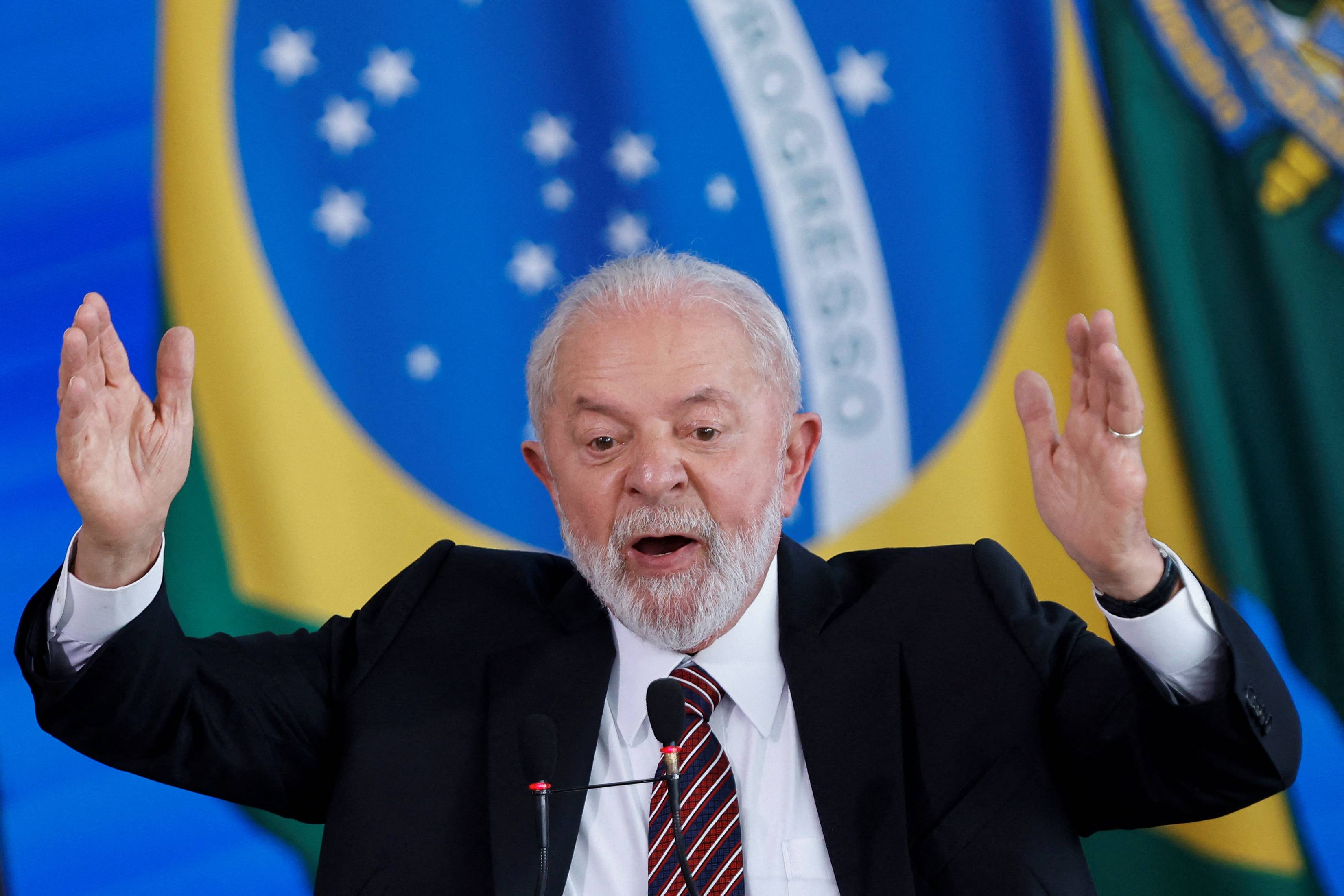 O presidente Luiz Inácio Lula da Silva (PT), no Palácio do Planalto, em 01/02/2024
(Foto: Adriano Machado/Reuters)
