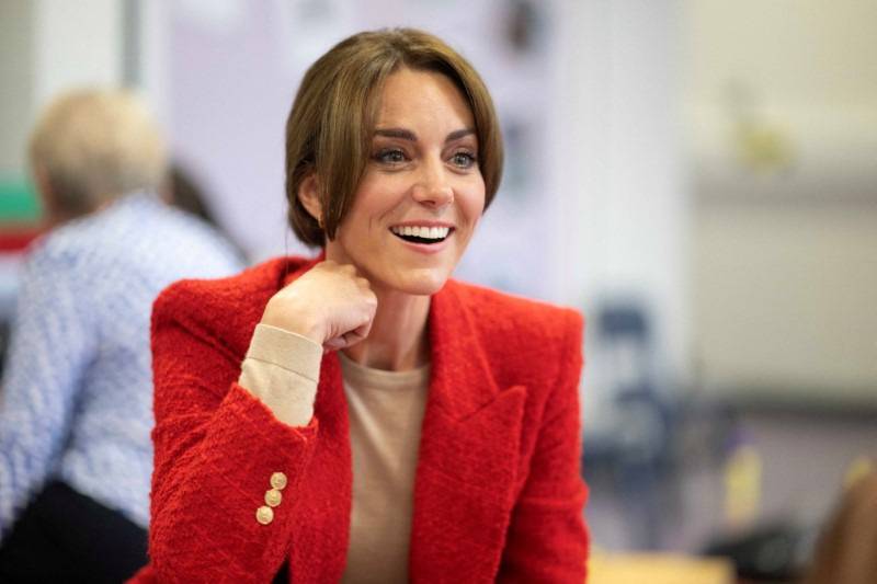 Kate, a princesa de Gales, em Sittingbourne. Foto: Paul Grover/Pool via REUTERS