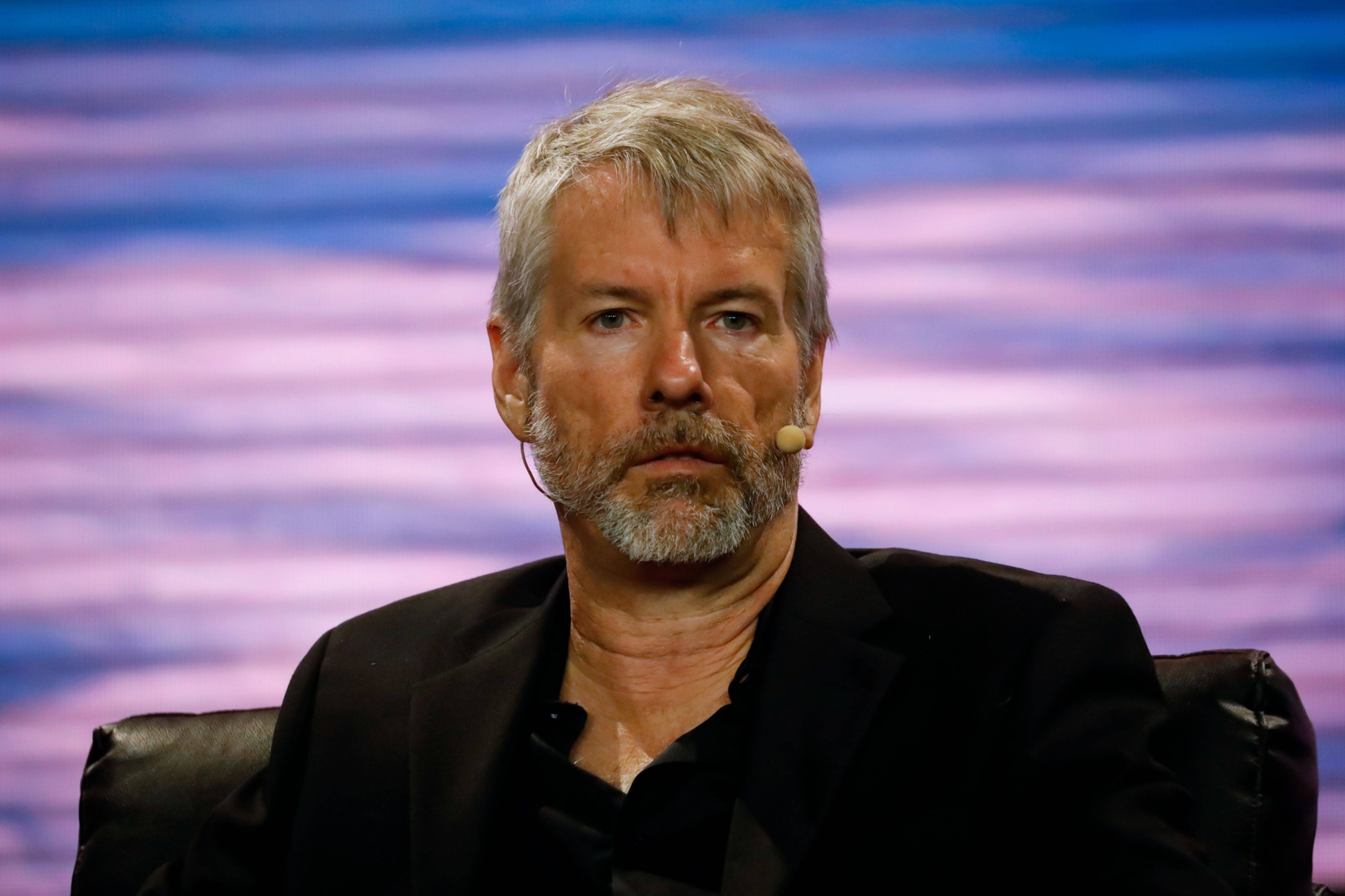 MMichael Saylor, predidente do conselho e fundador da MicroStrategy (Getty Images)