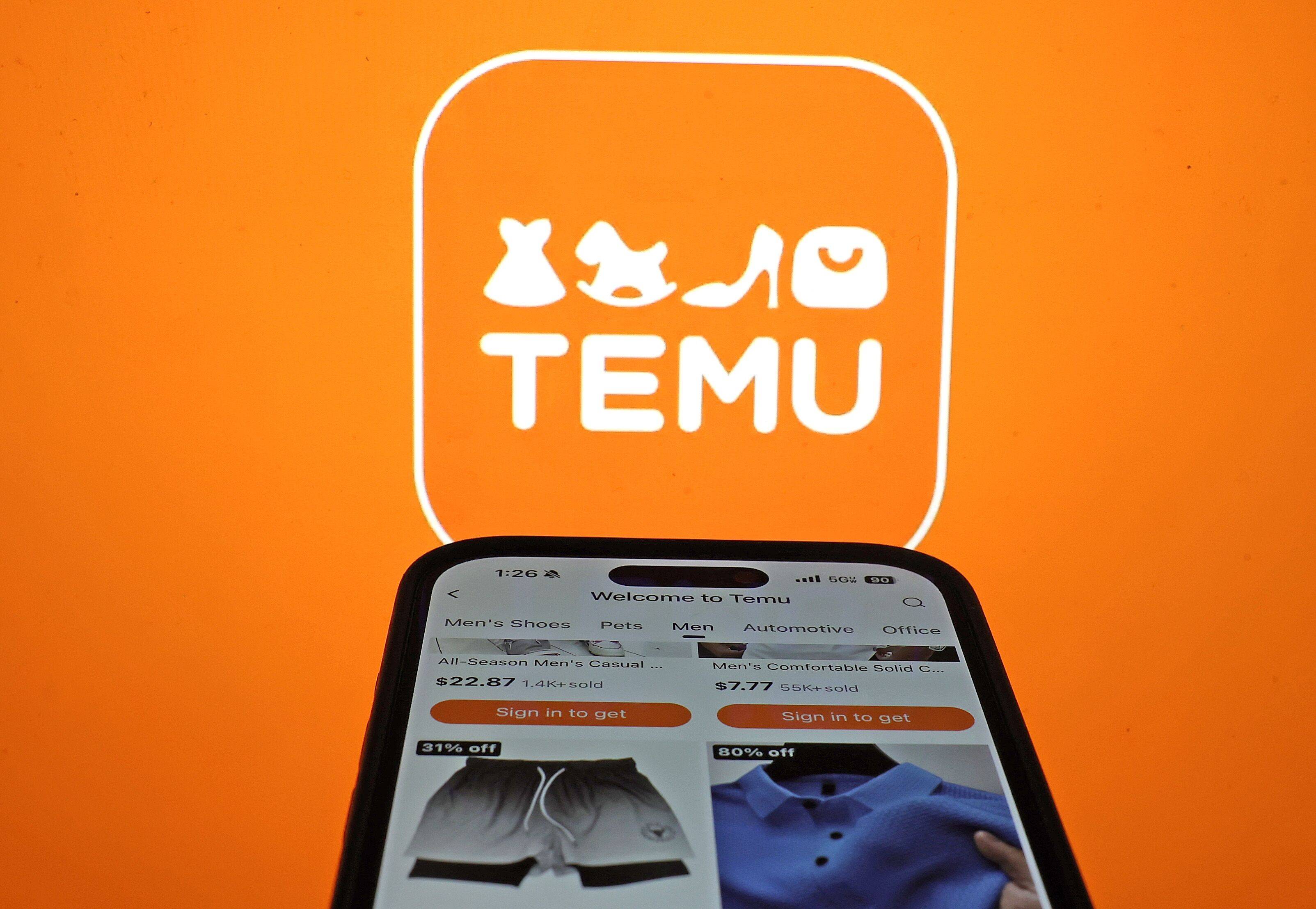 Temu, aplicativo do mercado online chinês, ganha popularidade nos Estados Unidos