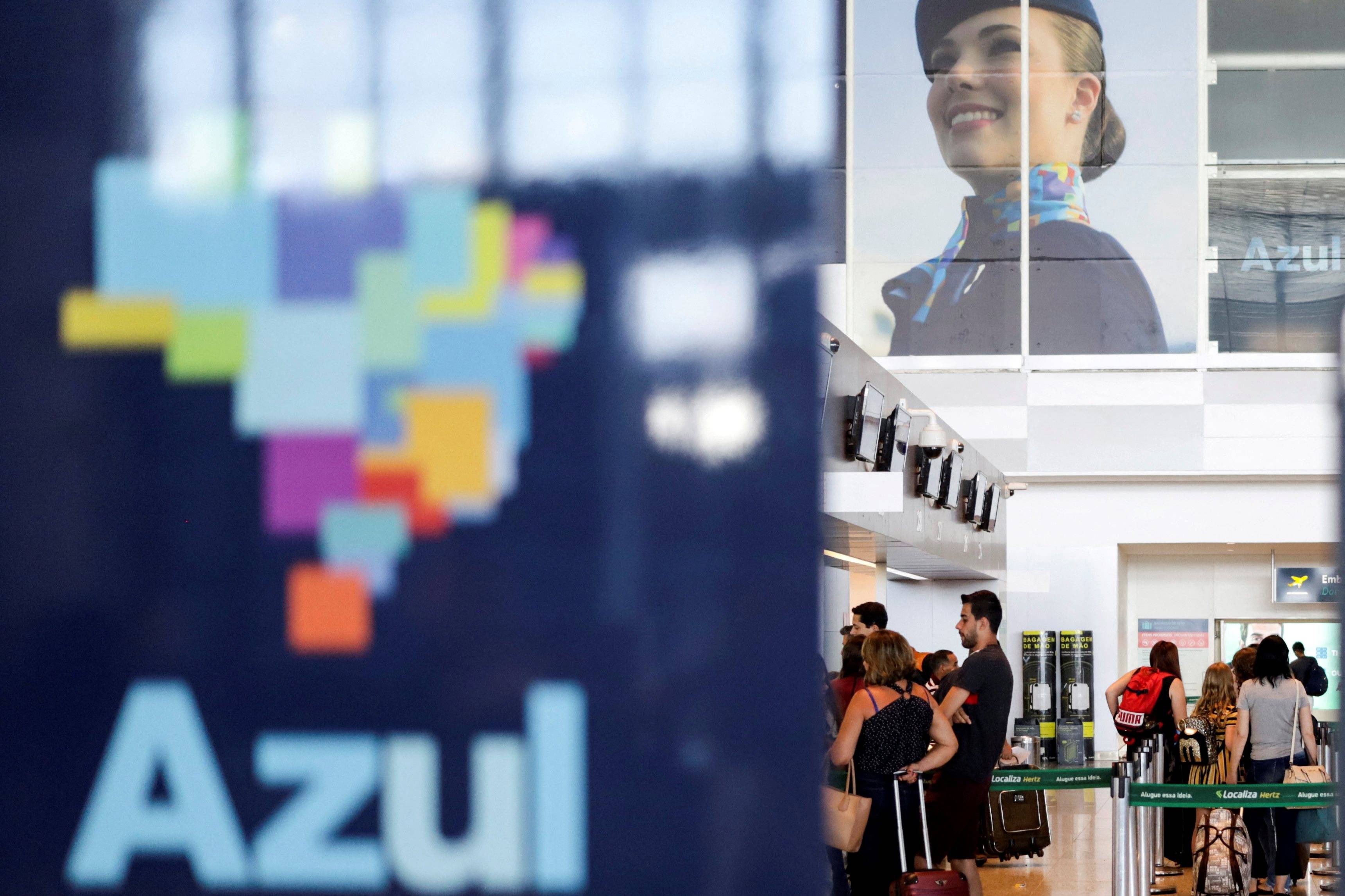 Azul no Aeroporto Internacional de Viracopos em Campinas, São Paulo