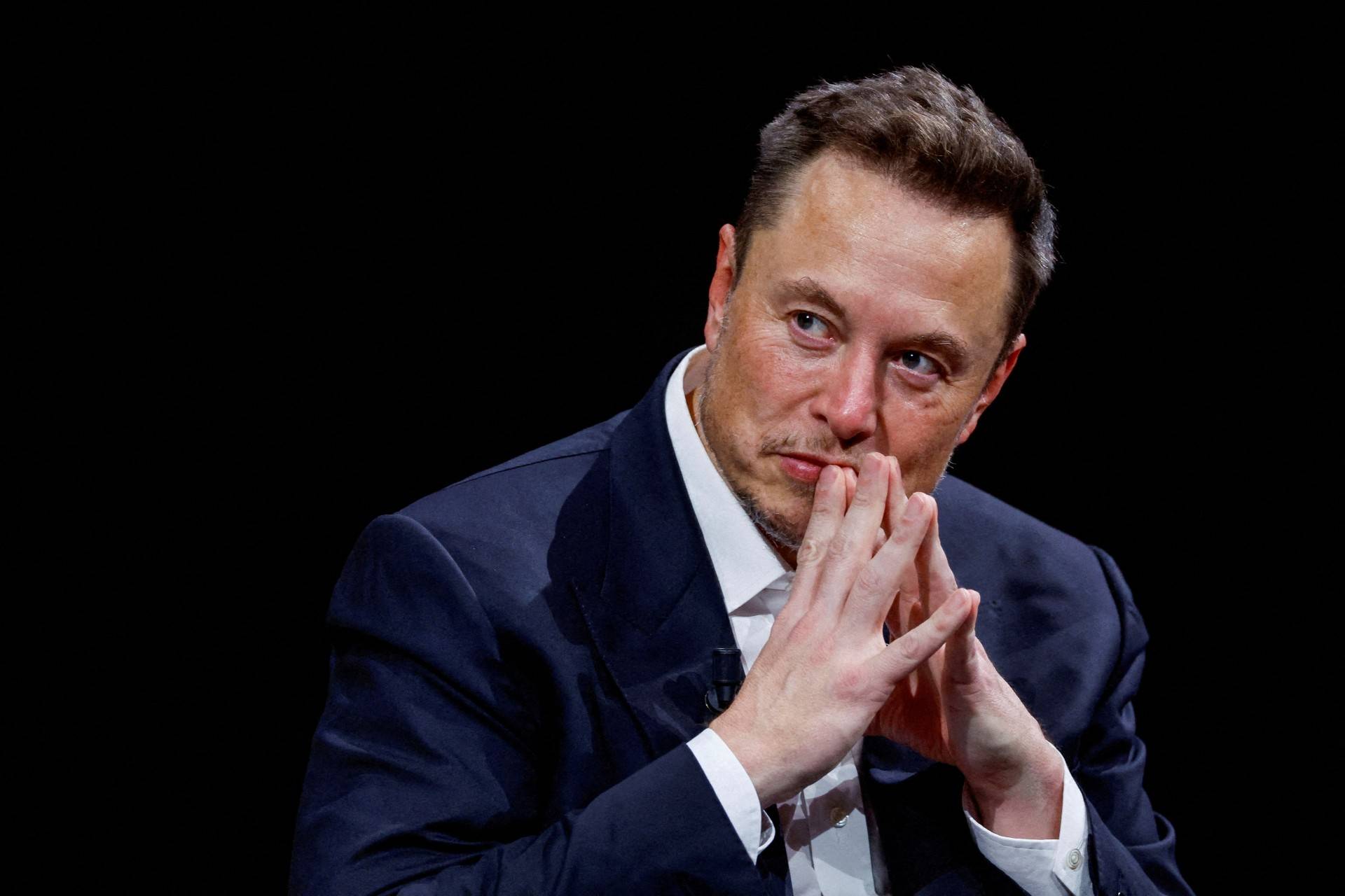 Elon Musk, dono do X, em Paris, França (REUTERS/Gonzalo Fuentes)