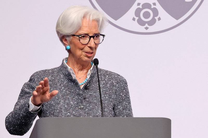 A presidente do Banco Central Europeu (BCE), Christine Lagarde (Reuters/Thilo Schmuelgen)