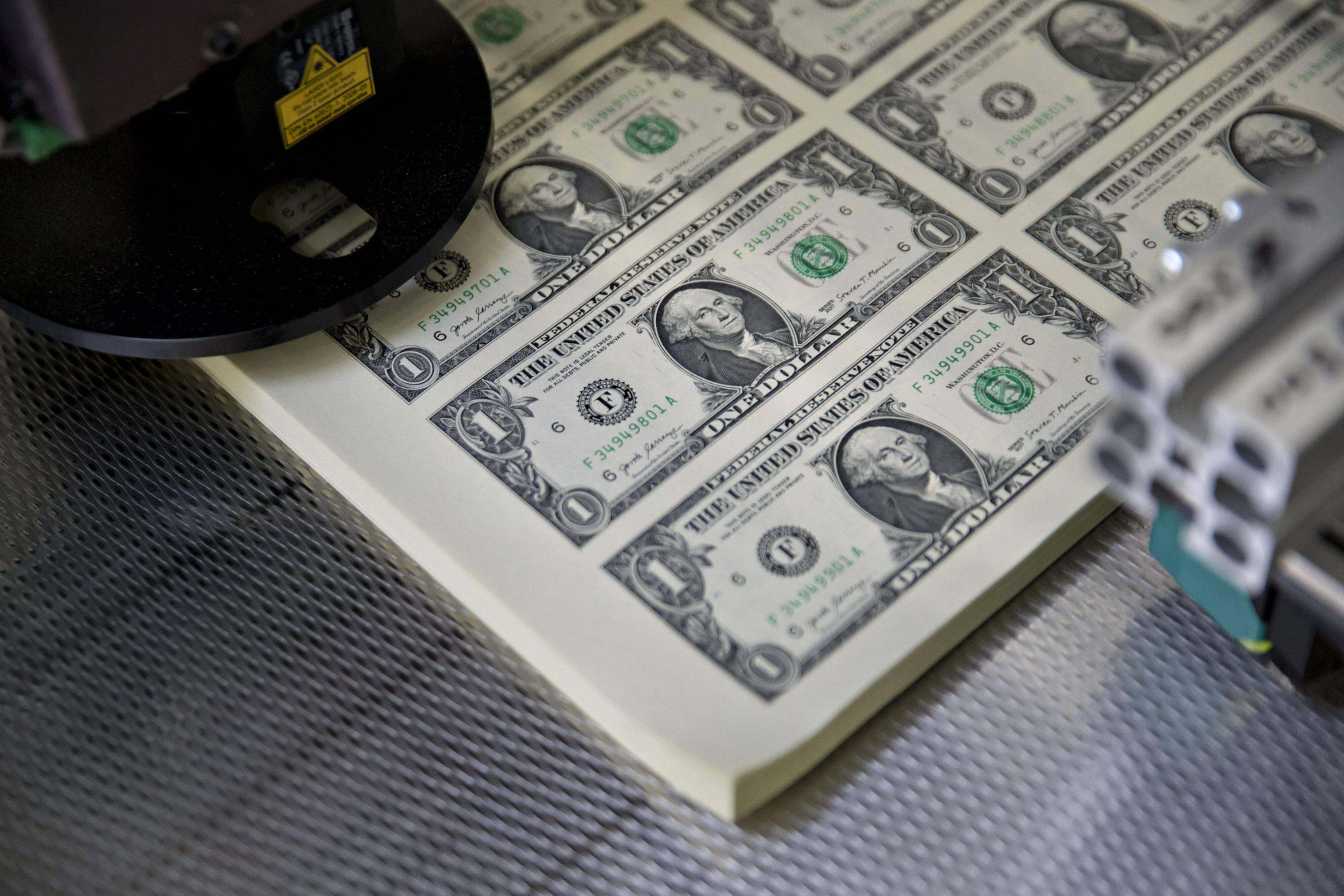 US dollar banknotes. Bloomberg