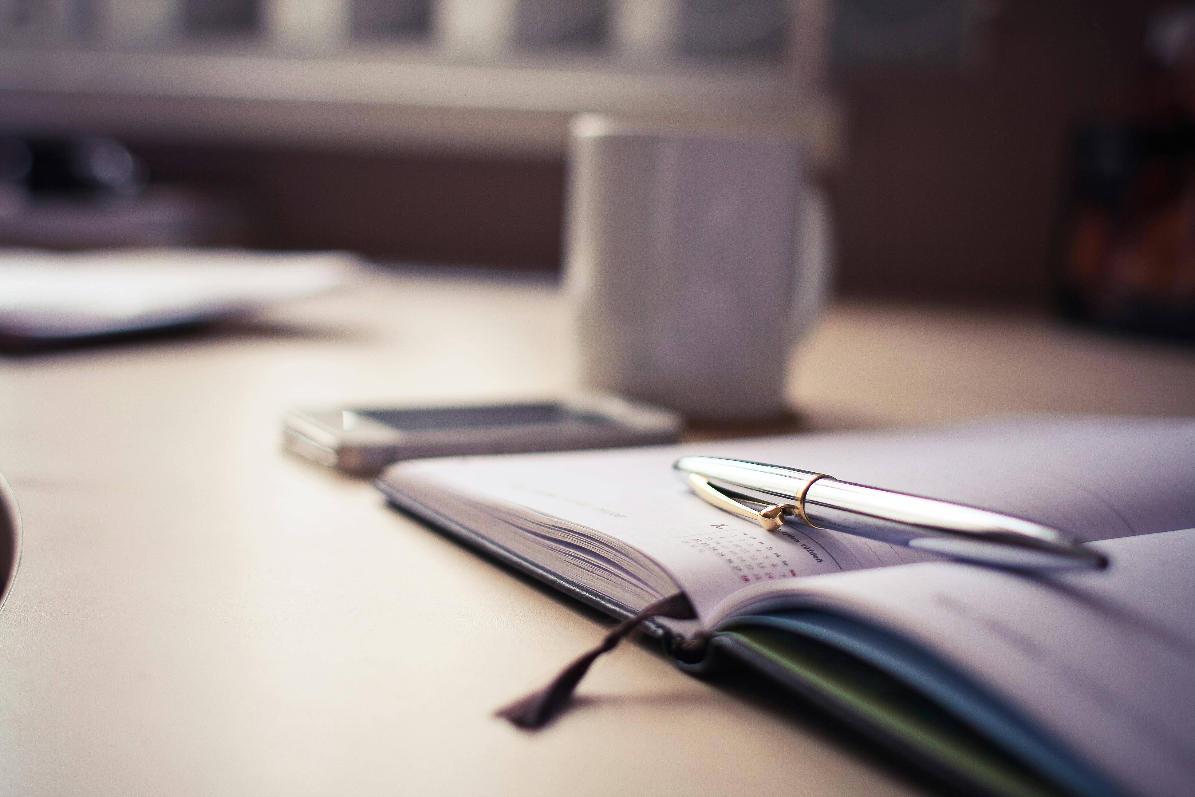 Agenda para planejamento semanal (Foto: Pexels)