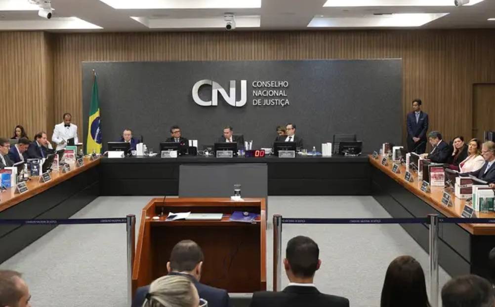 Sessão no plenário do Conselho Nacional de Justiça (CNJ) (Foto: Luiz Silveira/Agência CNJ)
