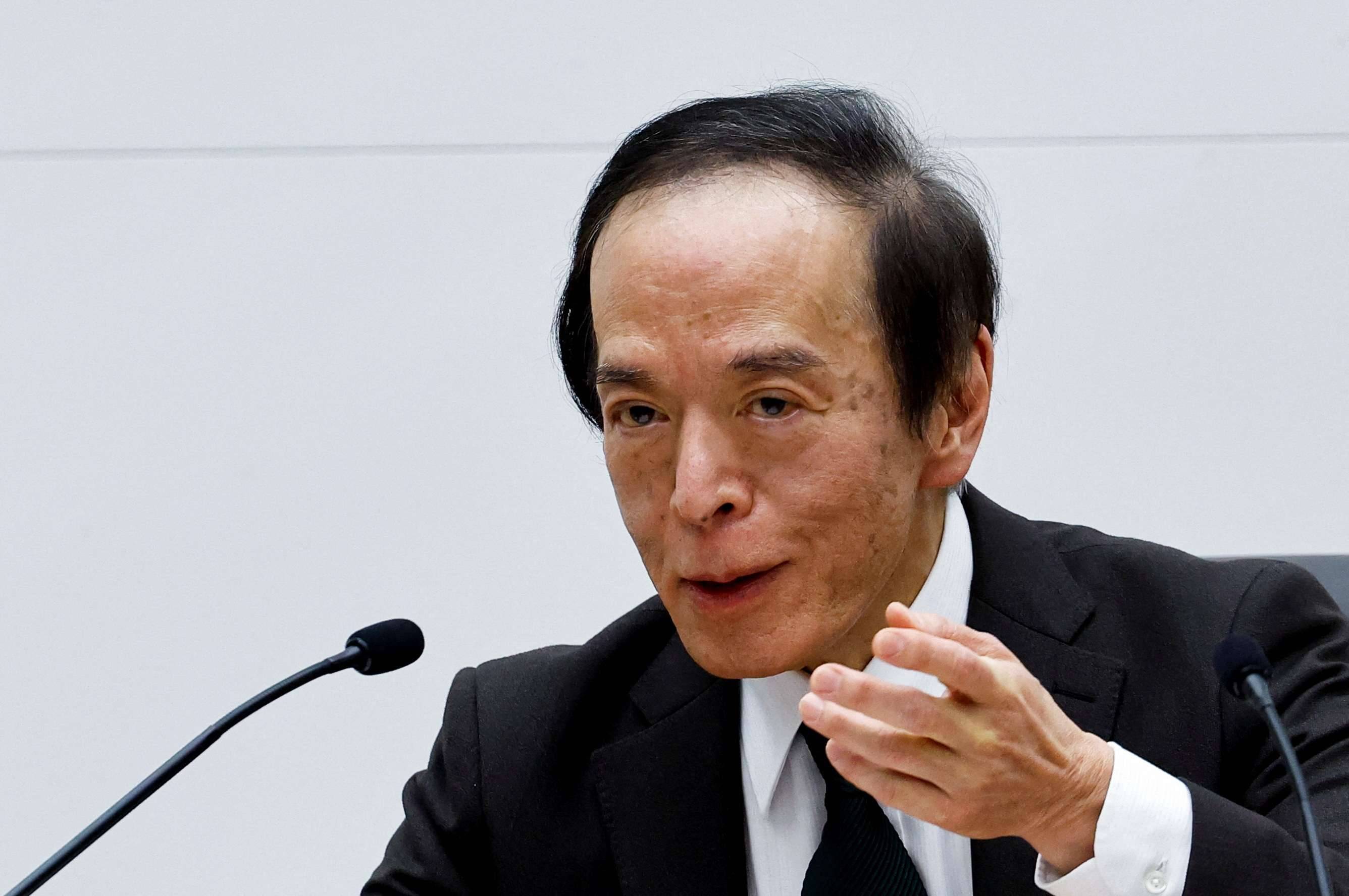 O presidente do Banco do Japão, Kazuo Ueda - 19/03/2024 (Reuters/Kim Kyung-Hoon)