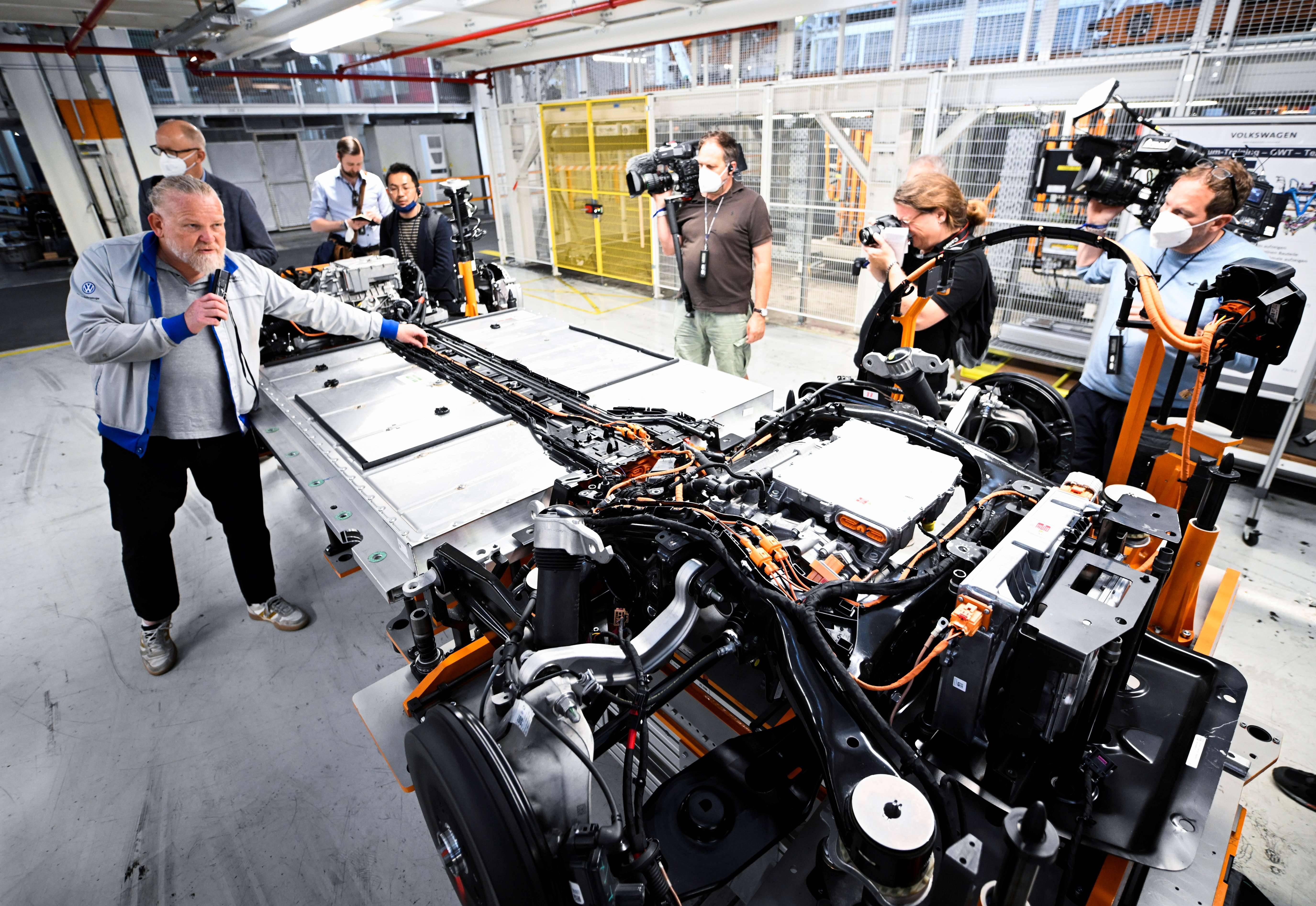 Fábrica da Volkswagen em Hanover, na Alemanha  (Foto: Fabian Bimmer/Reuters)