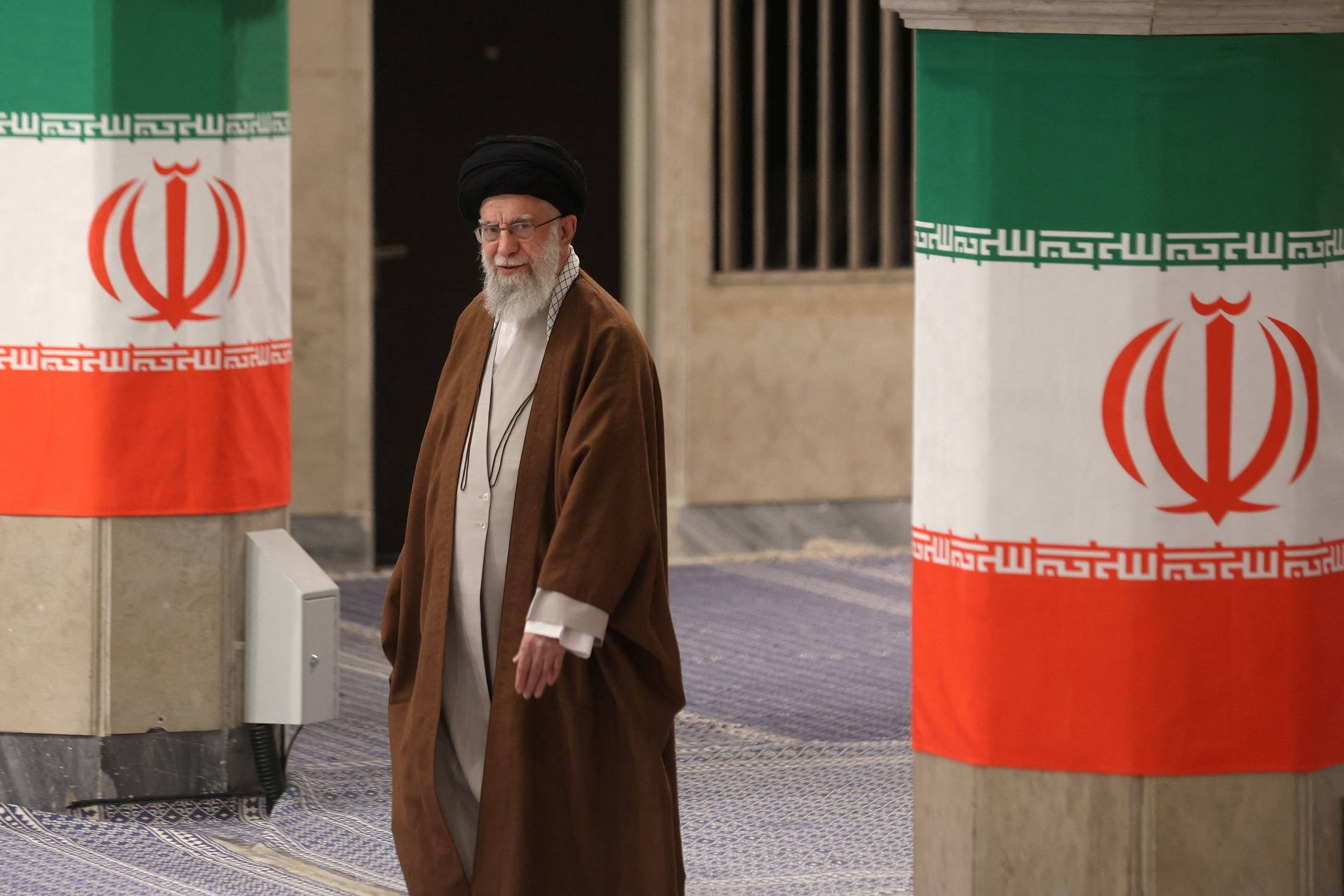 Líder supremo do Irã, aiatolá Ali Khamenei, em Teerã
10/05/2024 Majid Asgaripour/WANA (West Asia News Agency) via REUTERS