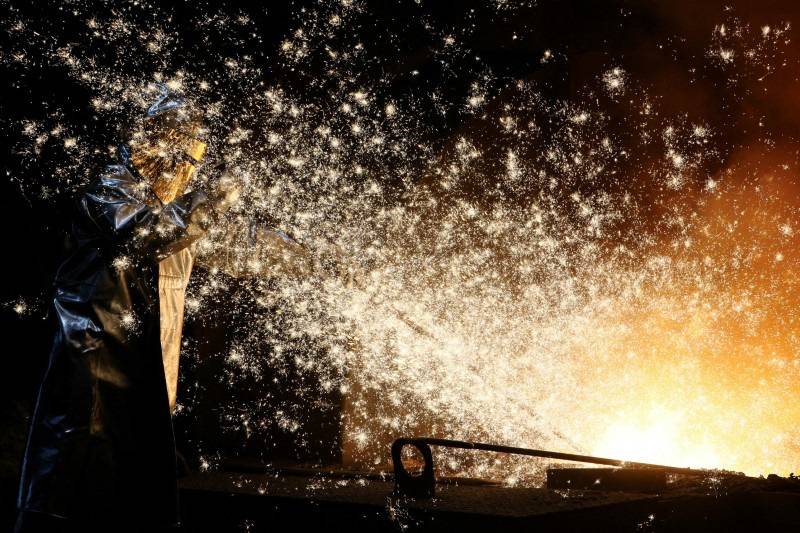 Usina siderurgica. (Foto: REUTERS/ Wolfgang Rattay)