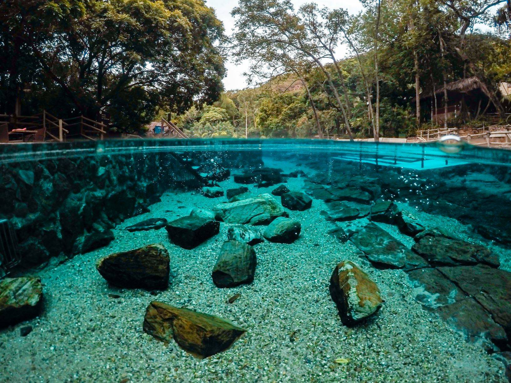 Parque das Fontes, no Rio Quente Resorts. Crédito: Divulgação