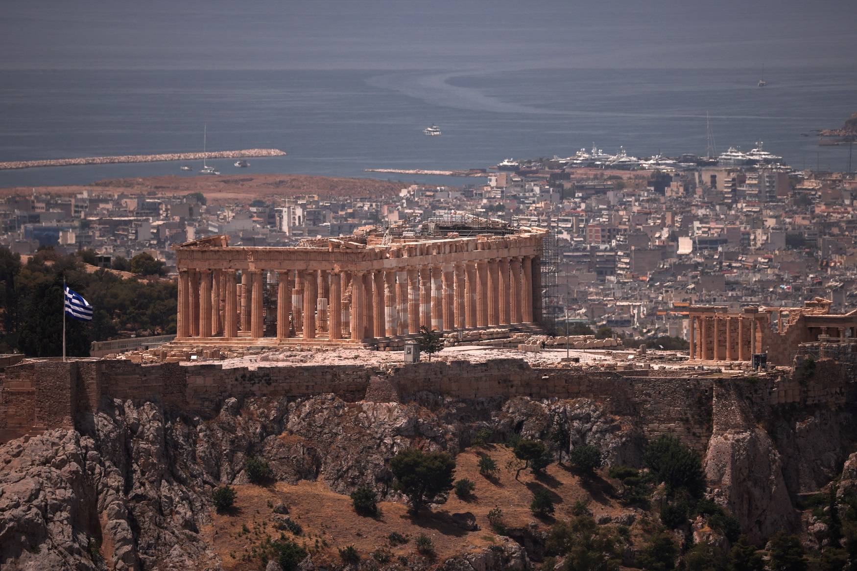 Vista do Parthenon em Atenas (REUTERS/Alkis Konstantinidis)
