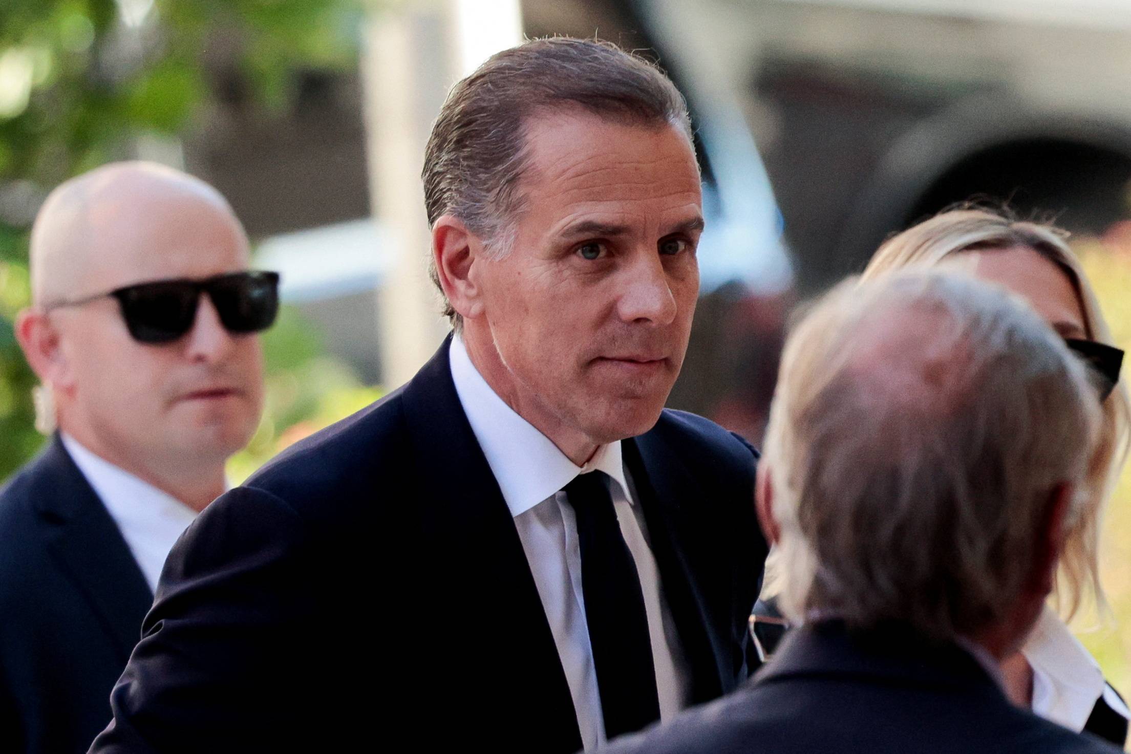 Hunter Biden chega a tribunal federal em Wilmington (REUTERS/Hannah Beier)