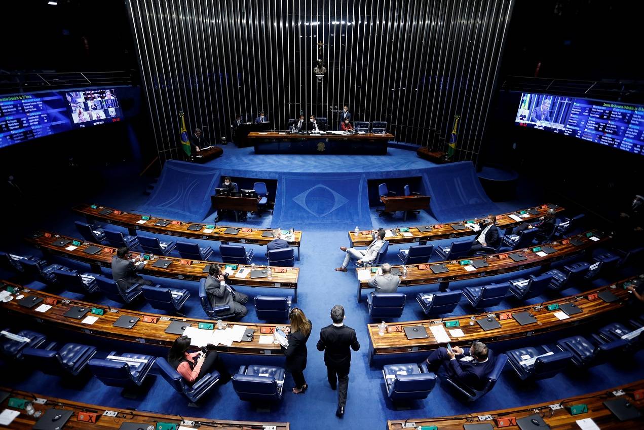Plenário do Senado
03/03/2021
REUTERS/Adriano Machado