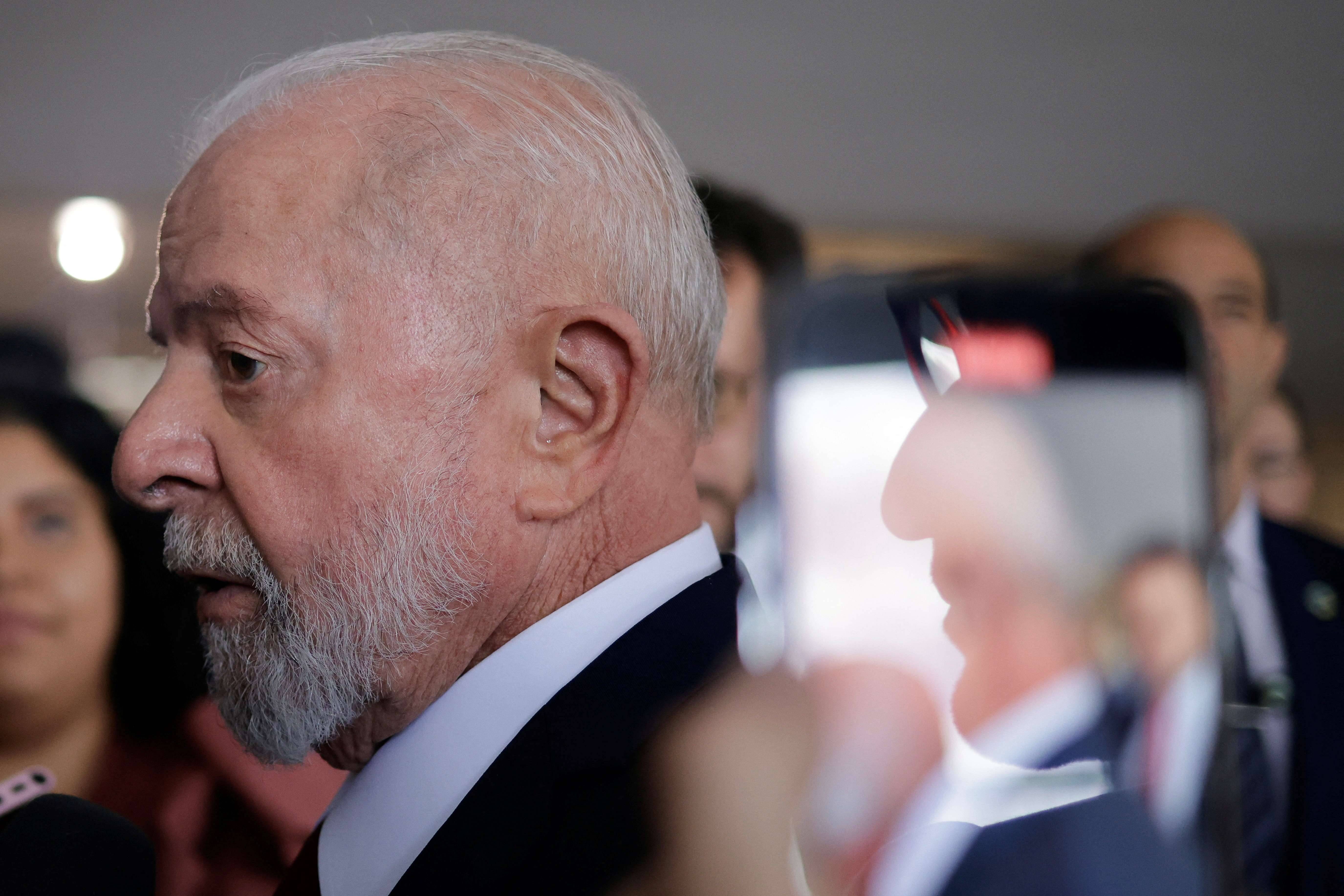 O presidente Luiz Inácio Lula da Silva em Brasília - 03/06/2024 (Foto: Ueslei Marcelino/Reuters)