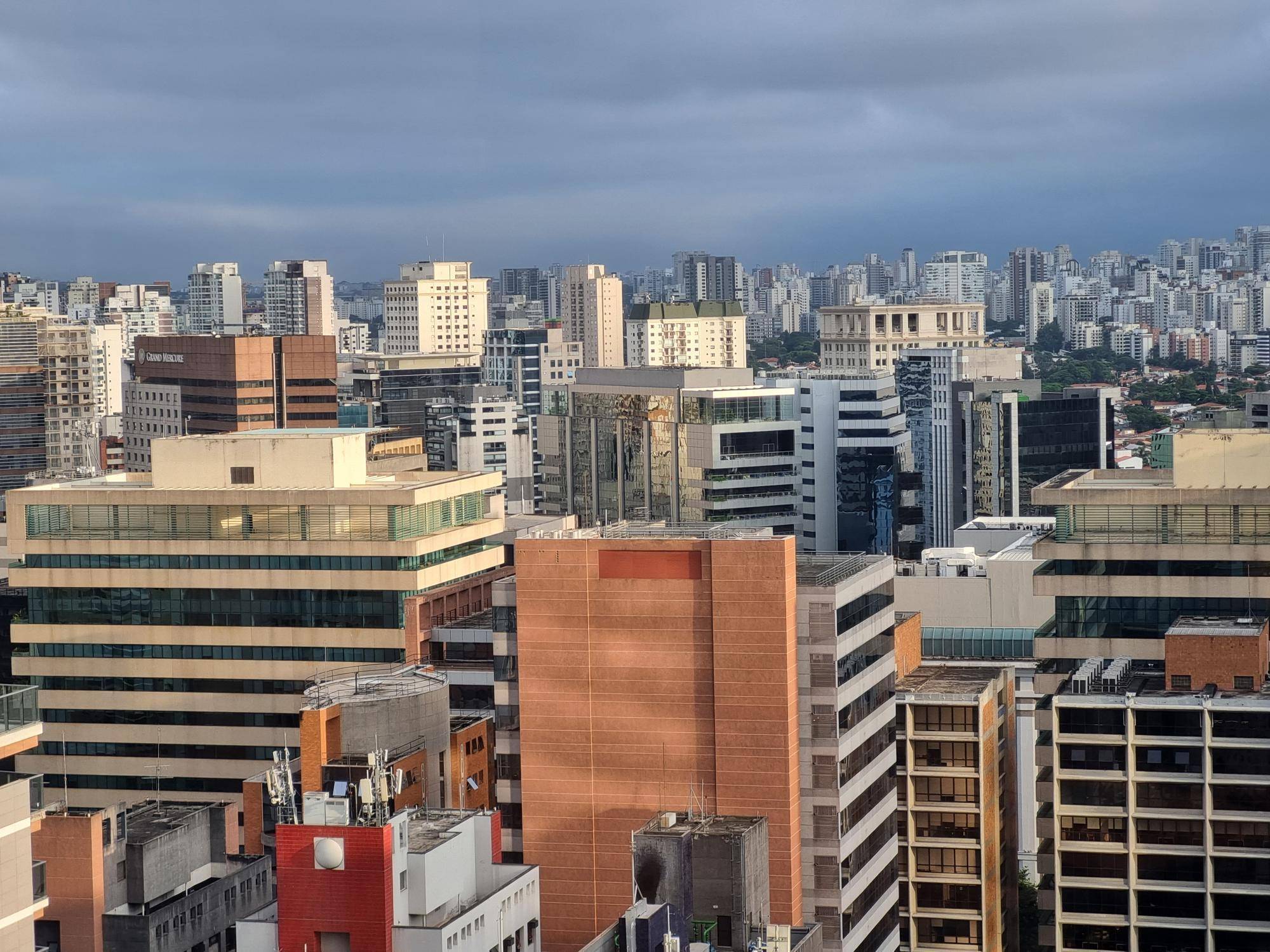Prédios na região da Vila Olímpia (Foto: Lucas Sampaio/InfoMoney)