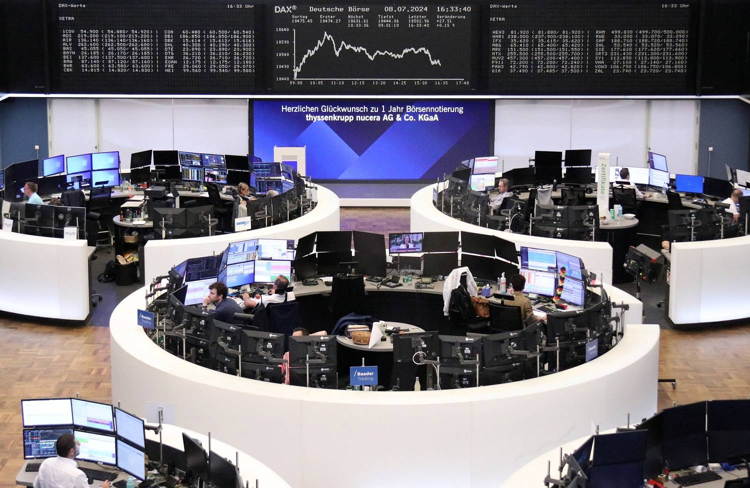 Bolsa de Frankfurt
08/07/2024
REUTERS/Equipe