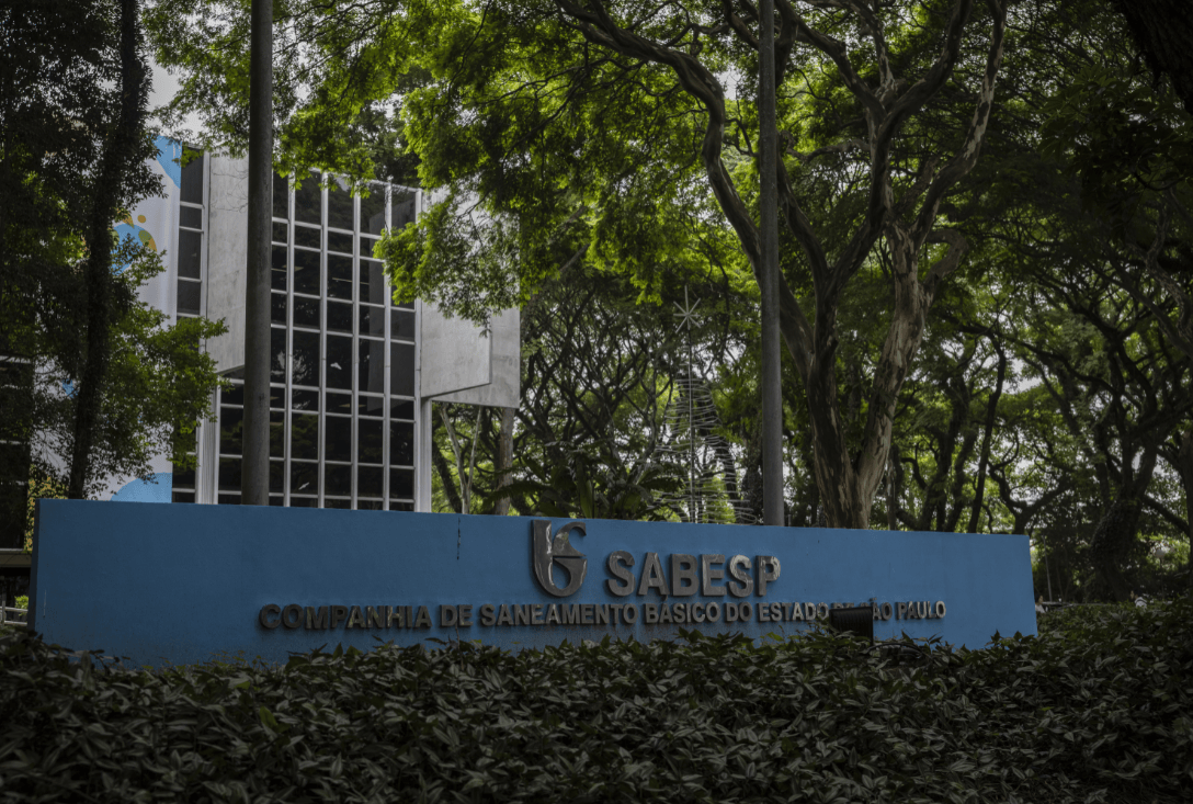 Fachada da Sabesp (Fonte: Bloomberg)
