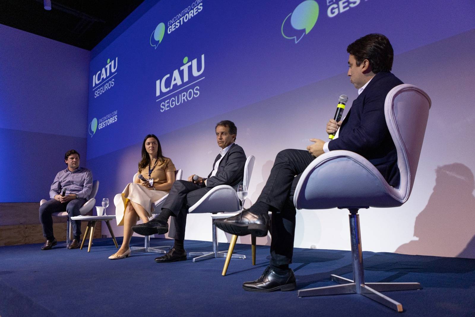 Especialistas comentam impactos das mudanças regulatórias na previdência privada em evento da Icatu (Foto: Divulgação/Icatu)
