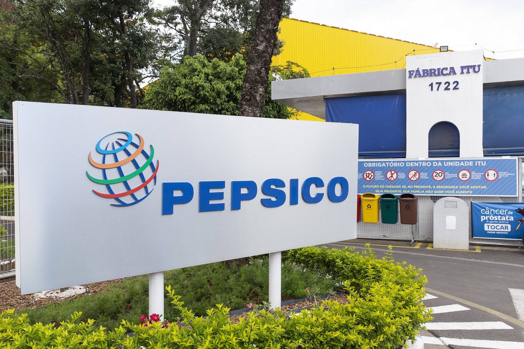 Fábrica da Pepsico - fachada em Itu