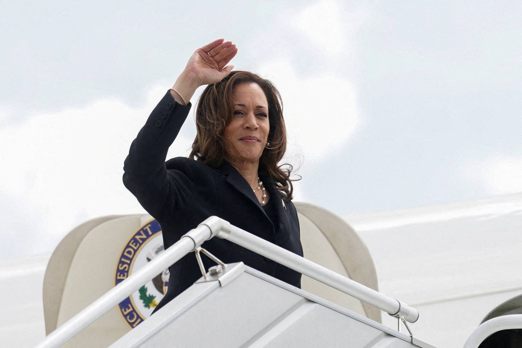 Vice-presidente dos EUA e candidata presidencial democrata, Kamala Harris
01/08/2024
REUTERS/Kevin Lamarque