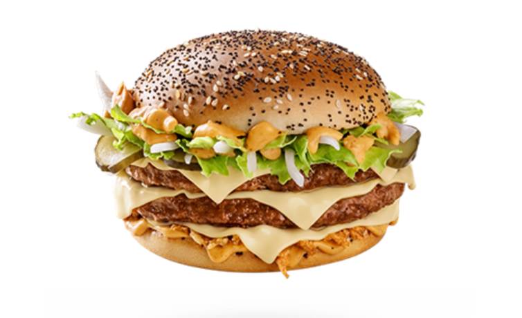 Big Arch, novo lanche do McDonald's (Divulgação)