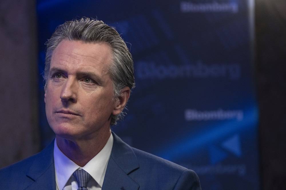 Gavin Newsom, governador da Califórnia (Bloomberg)