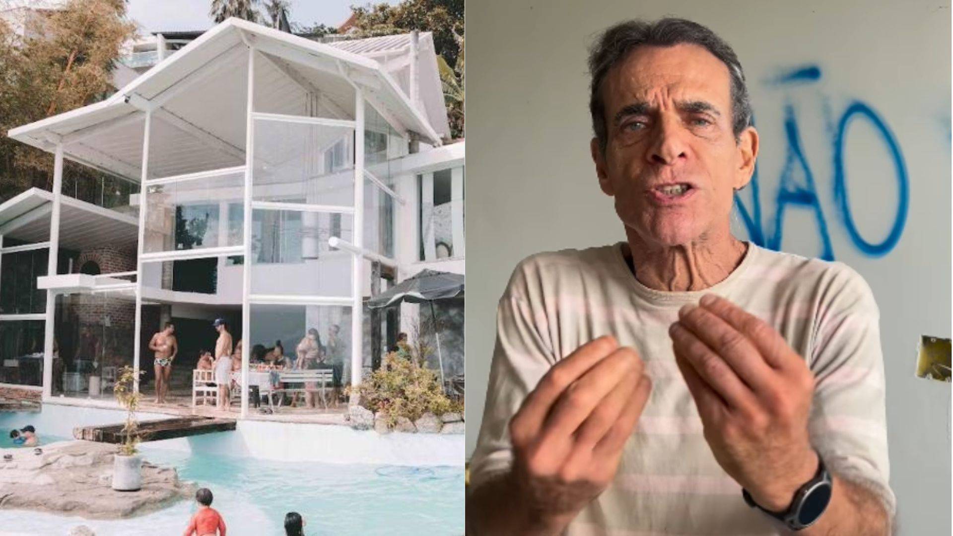 O ator Mário Gomes foi despejado da sua mansão depois de deixar de pagar dívidas com 84 trabalhadores (Reprodução/Instagram)