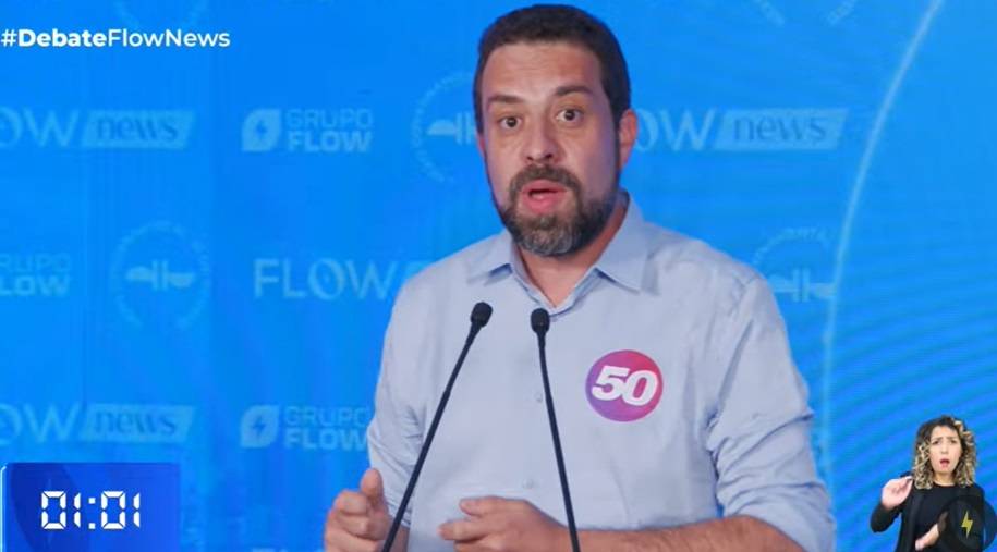 Guilherme Boulos, candidato do PSOL à prefeitura de São Paulo (Foto: Reprodução/YouTube)
