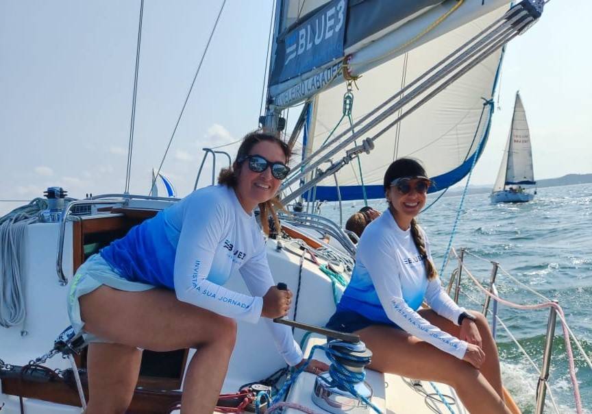 Renata Vianna e Laís Souza, assessoras de investimento da Blue3 (Foto: Divulgação)